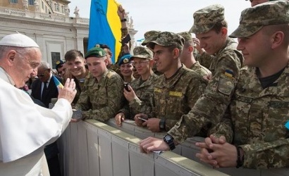 Папа Франциск поблагословив українських військових