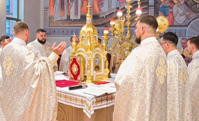 Приміційна Божественна Літургія нововисвячених ієреїв у ВІФБС